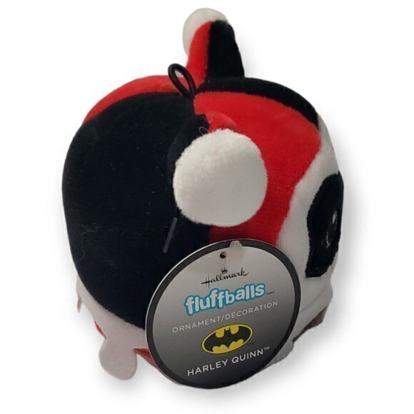 Hallmark Fluffballs Harley Quinn Plush Ornament Decoration DC‎ Comics Batman - Picture 4 of 5